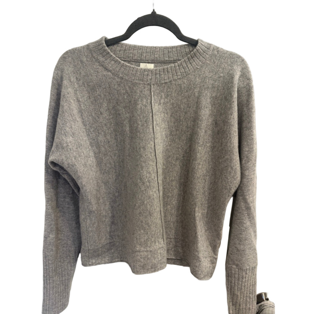 Women's Joie Gray 100% Cashmere Crew Neck Sweater L